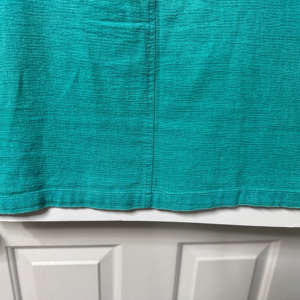 LL Bean, oversized tank, 20, aqua, boat neck w 2 button front, perfect condition - Picture 12 of 14